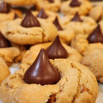 Peanut Butter Chocolate Kiss Cookies