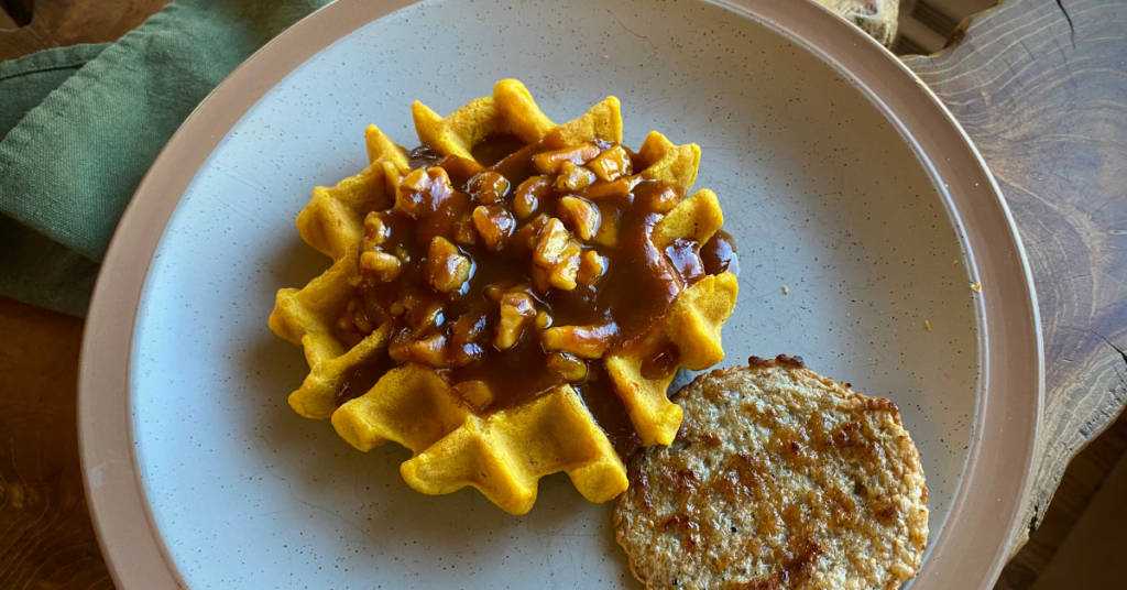 Pumpkin Spice Waffles