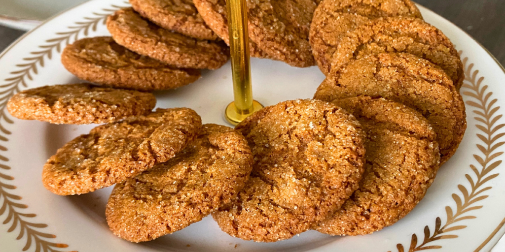 Traditional Gingersnap Cookies