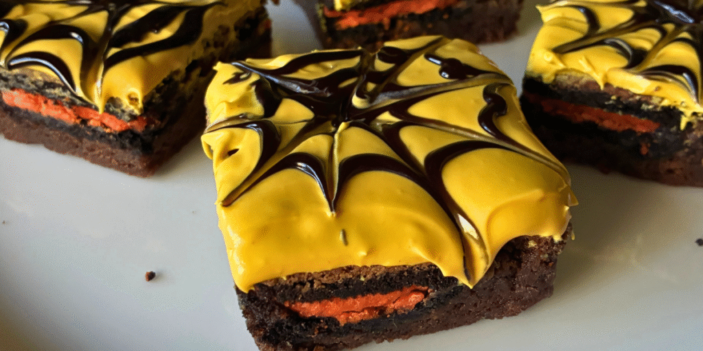 Creepy Crawly Halloween Oreo Brownies