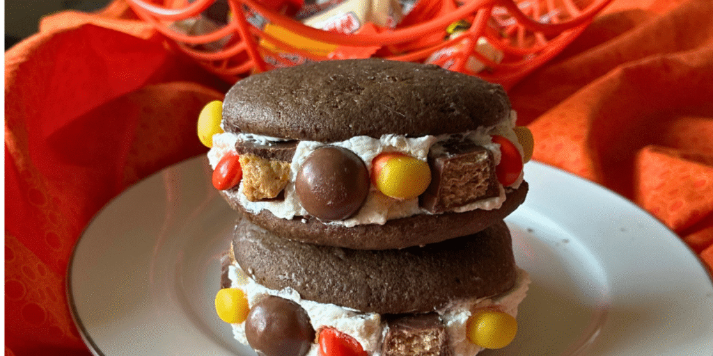 Chocolate Candy Bar Whoopie Pies