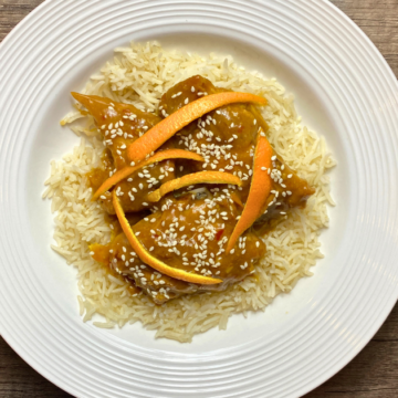 This Crockpot Coconut Orange Chicken (Easy, Creamy & Better Than Takeout) is a lighter, fresher twist on the classic takeout favorite — made with tender slow-cooked chicken and a creamy coconut-orange sauce that’s sweet, tangy, and completely irresistible.