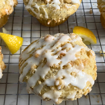 Loaded with crunchy poppy seeds, topped with a golden streusel that's downright irresistible and a light lemon glaze, they are a sweet treat you won't be able to resist.