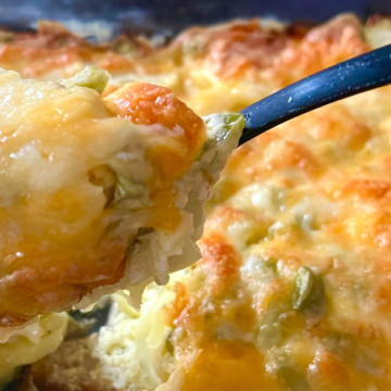 This gluten free squash casserole is a tasty way to use garden squash.