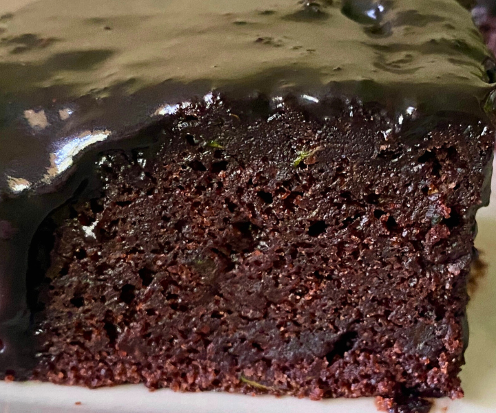 With a super chocolatey, moist, dense cake and a creamy, fudge-like chocolate icing, you'll never know it has hidden veggies!