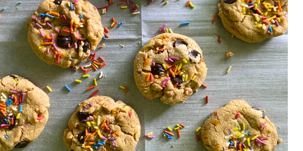 Peanut Butter Chocolate Chip Funfetti Cookies
