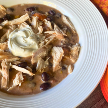 ender pulled chicken, warm spices, salsa, and a thick creamy sauce