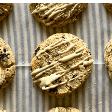These Gluten-Free Oreo Crunch Snickerdoodles have a chewy center with lightly crispy edges, a signature buttery tangy flavor, and crunchy Oreo pieces.