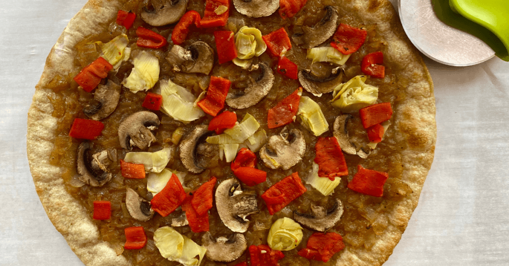 This copycat Amy's Roasted Vegetable Pizza captures the flavors of the original at a fraction of the cost.