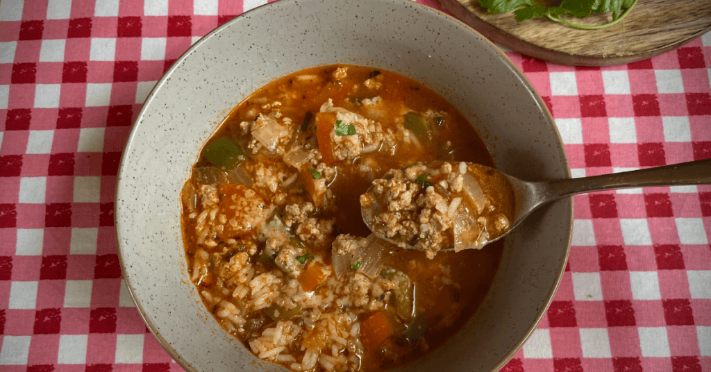 Parmesan Stuffed Pepper Soup