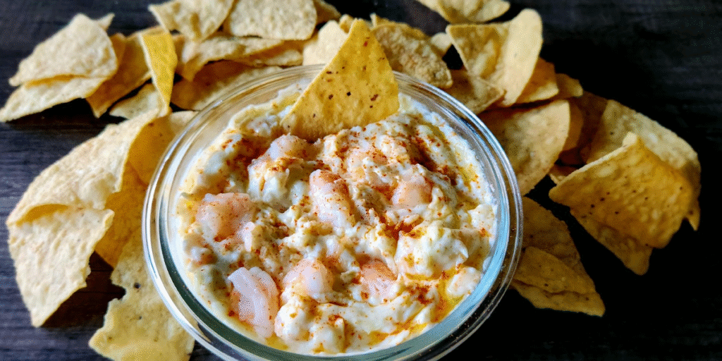 Artichoke Shrimp & Cheese Party Dip