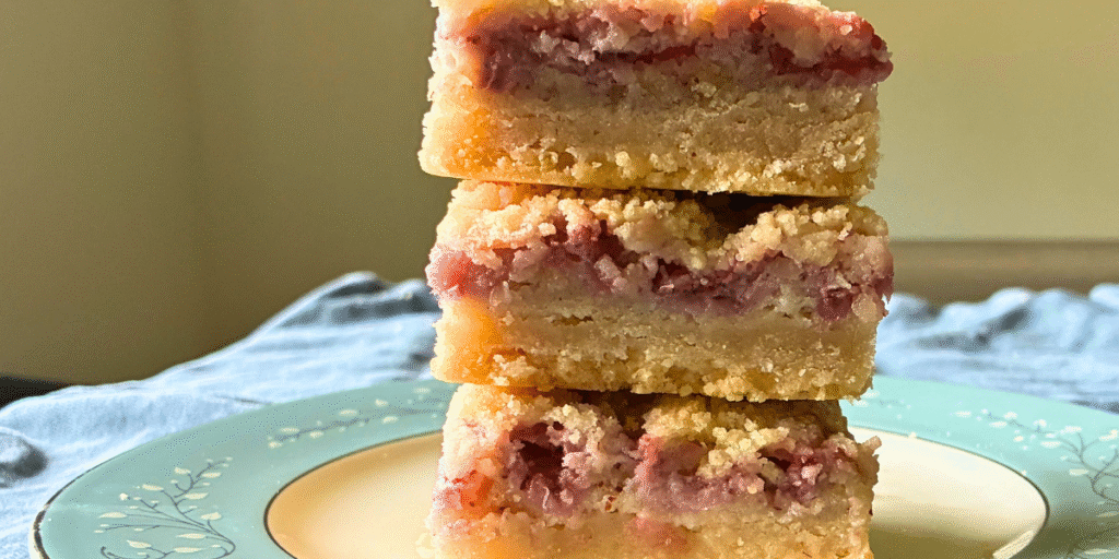 Golden Strawberry Almond Bars