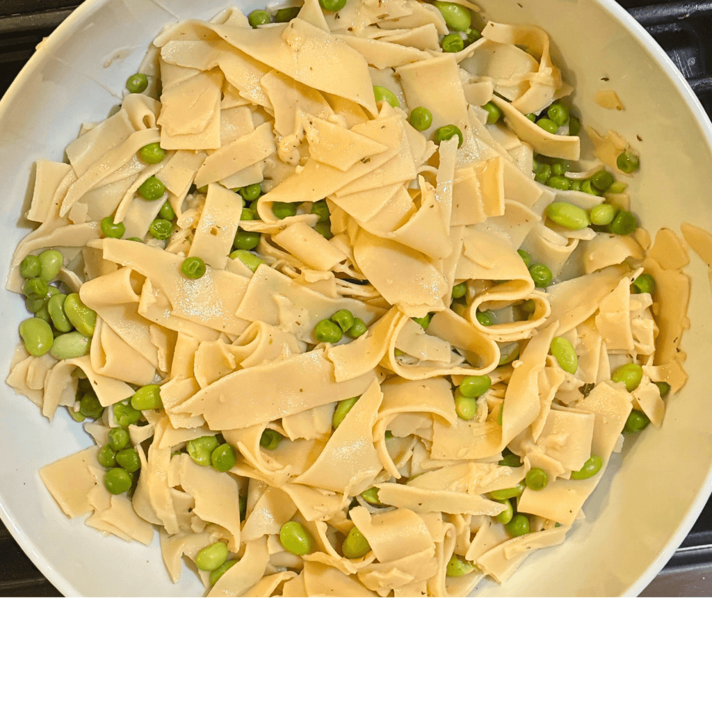 Easy Edamame Pea Pasta (High-Protein, Healthy & Fresh)