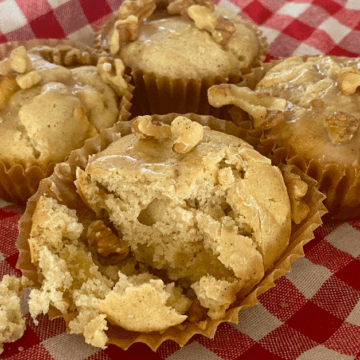 Apple cream cheese muffins use cream cheese to create a light, creamy texture that pairs perfectly with crisp apples.