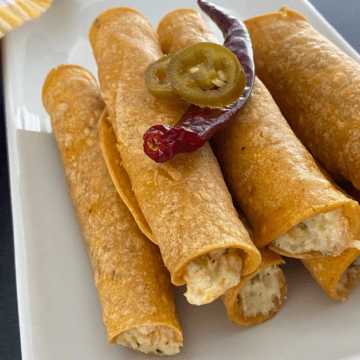 Serve these Candied Jalapeño Cream Cheese Taquitos as the main course, an appetizer or even a fun snack.