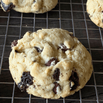 These Gluten Free Oreo Chocolate Chip Snickerdoodles are everything you want in a bakery-style cookie—soft centers, lightly crisp edges, that classic tangy snickerdoodle flavor, and buttery Oreo crunch in every bite.