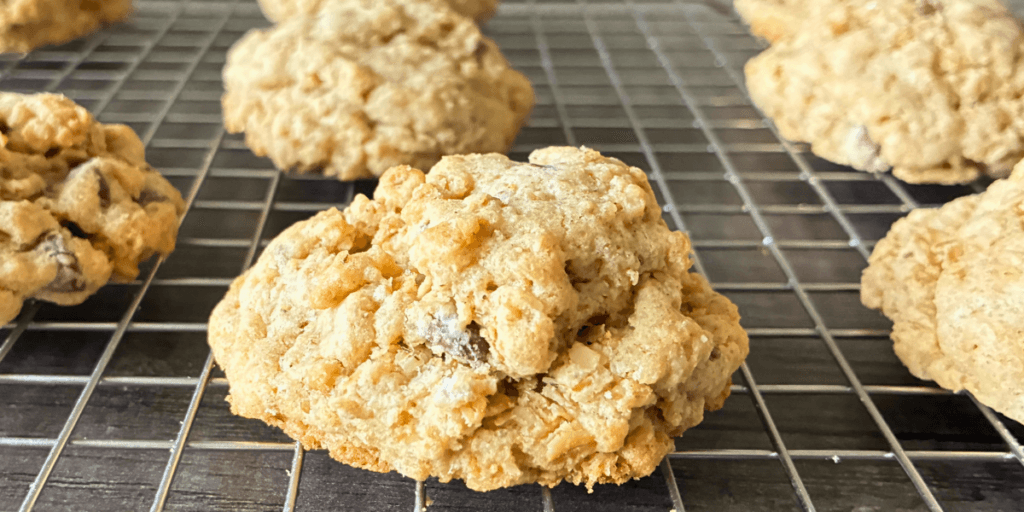 Thick & Chewy Gluten-Free Oatmeal Chocolate Chip Cookies