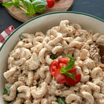 Whipped ricotta pasta salad is made from only a few simple ingredients but the taste is anything but simple.
