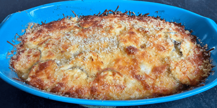 This old fashioned zucchini casserole is a tasty way to use garden squash.