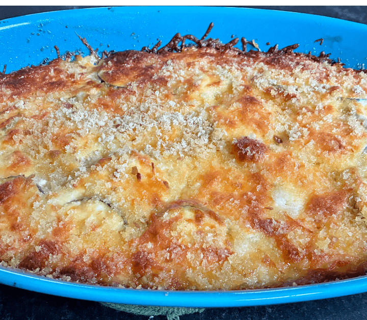 This old fashioned zucchini casserole is a tasty way to use garden squash.