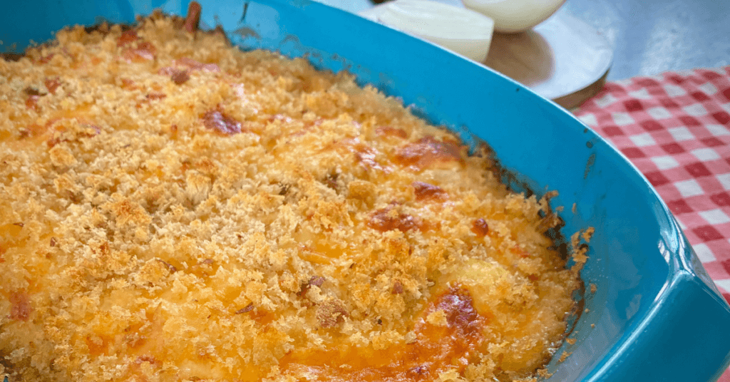 This old fashioned zucchini casserole is a tasty way to use garden squash.