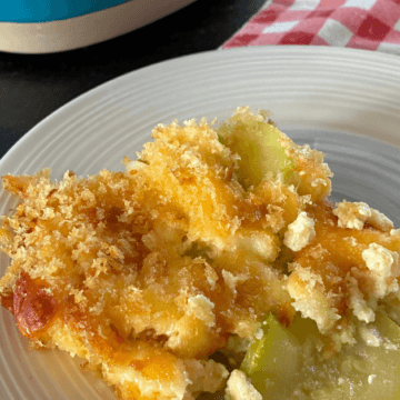 Old fashioned zucchini casserole is Summer comfort food, at it's best.