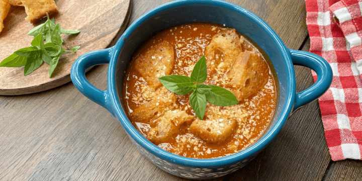 This slow cooker eggplant parmesan has all the flavors of the traditional recipe in a cozy soup.